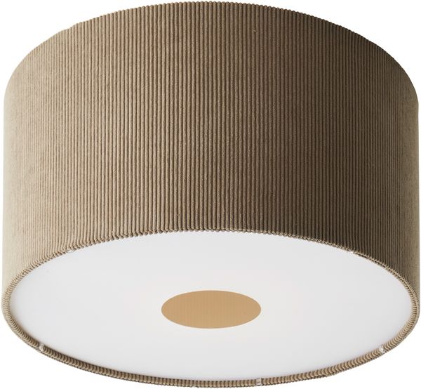 Brilliant AG Leuchten 60098-22 Tony Deckenleuchte grau retro Cordstoff 45cm Bild 2