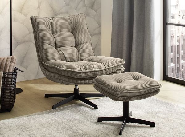 Pro. Com Fernsehsessel KASPER - Wohnzimmer in 426/18 taupe