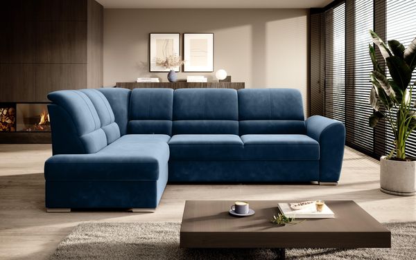 Wohnideebilder Siber Dunkelblau Ecksofas & Eckcouches CO-SIB-LT-40LU
