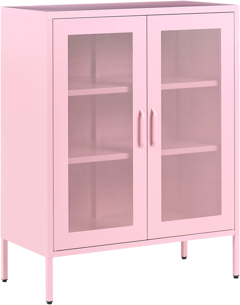 Schrank WAKATIPU Metall Rosa