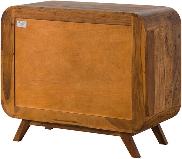 Sideboard Sheesham 90x40x75 hellbraun lackiert MAILAND #100 Bild 10