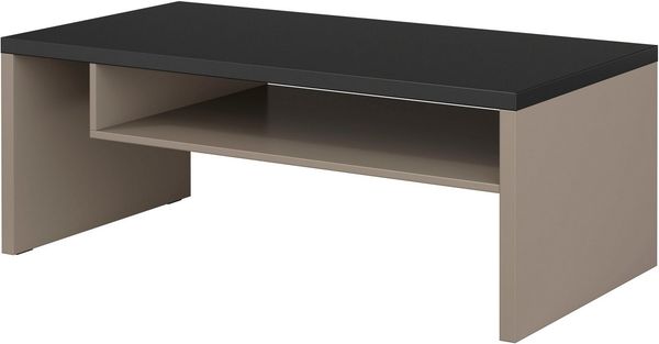 INOSIGN Couchtisch Cross, Breite 120 cm, moderner Sofatisch für Wohnzimmer, Tisch mit offenem Fachboden