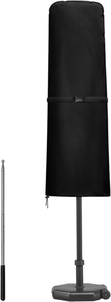 Doppelsonnenschirm Schutzhülle 160x50/62cm Wasserdicht UV-Beständig