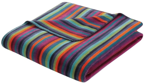 Plaid Wohndecke, 150x200cm - Lifestyle Kiss, Streifen, Cawö