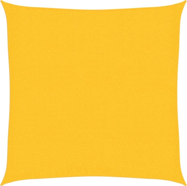 vidaXL Sonnensegel 160 g/m² Gelb 2,5x2,5 m HDPE 311548