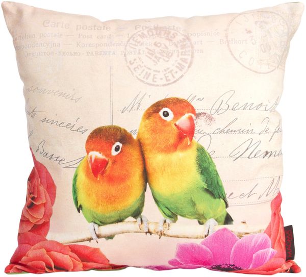 HTI-Living Dekokissen Dekokissen 45x45 Papagei, Sofakissen Kuschelkissen