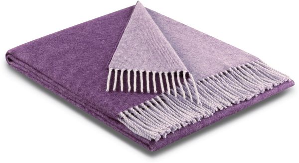 Plaid Twill, Biederlack, mit frischen Uni-Farben, Kuscheldecke