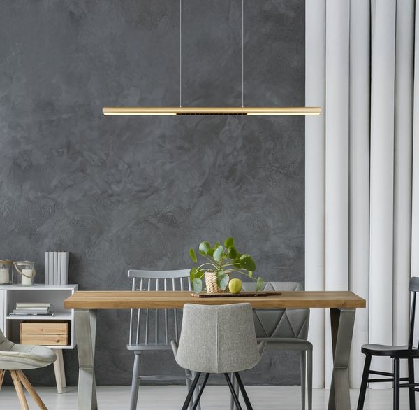 GLOBO LIGHTING Hängeleuchte CODY, LED fest integriert, Warmweiß, Hängelampe Esszimmer-Leuchte Esstischleuchte Wohnzimmer