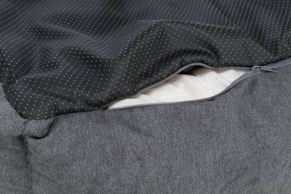 TRIXIE Hundebett Vital Bett Liano Soft - grau - 60 × 50 cm