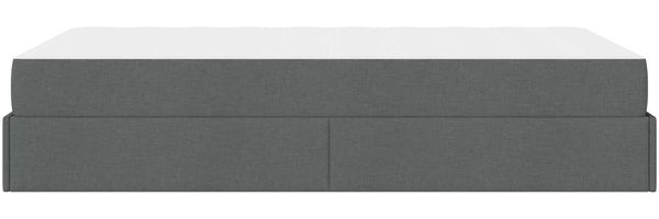 vidaXL Bettgestell mit Matratze 2 pcs Dunkelgrau Stoff 3399481 Bild 7