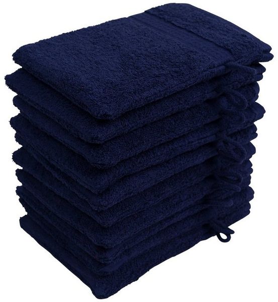 Hometex Premium Textiles Waschhandschuh in Premium Qualität 500 g/m², Feinster Frottier-Stoff 100% Baumwolle, (10er Set), weich, saugfähig, extra schwer & flauschig - TEST BILD TOP MARKE 2025