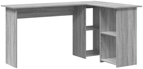 vidaXL Schreibtisch Graues Sonoma 142 x 102 x 73 cm Holzwerkstoff 869295