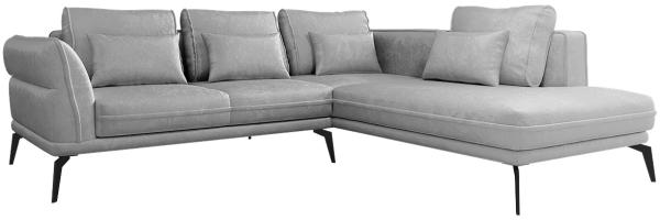 Ecksofa Bakira (Farbe: Monolith 84, Seite: Rechts 2R-OT)