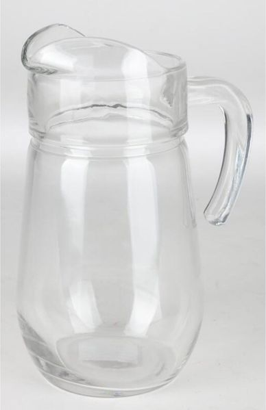 Glas-Karaffe 1,5l Wasserkaraffe Küchenhelfer Küche Haushalt wohnen trinken TOP