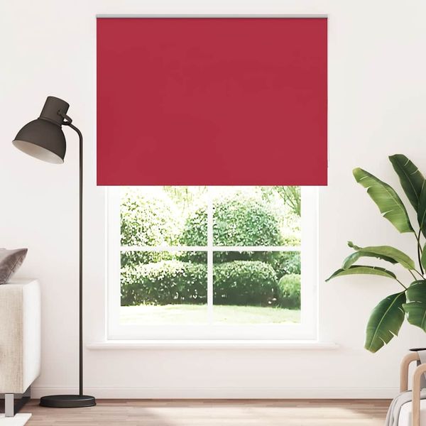 vidaXL Verdunkelungsrollo Rot 155x210cm Stoffbreite 151,6cm Polyester 4011841