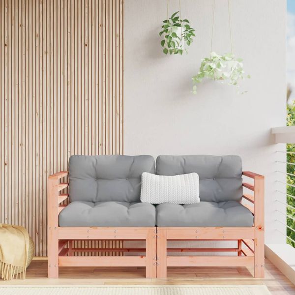 vidaXL Garten-Ecksofas 2 Stk. Massivholz Douglasie 825637