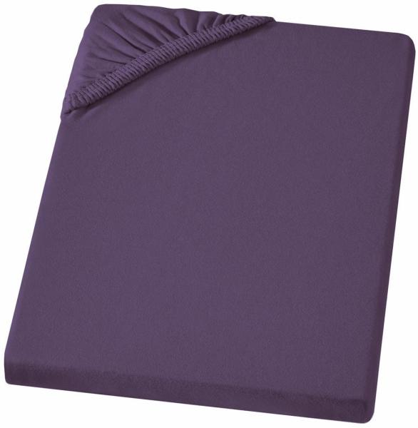 Carpe Sonno Feinjersey Bettlaken aus 100% Baumwolle, Violett, 90-100 x 200 cm