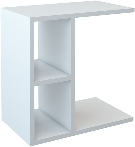 Beistelltisch Ravnsborg 50x50x30 cm Weiß [en. casa] Bild 5