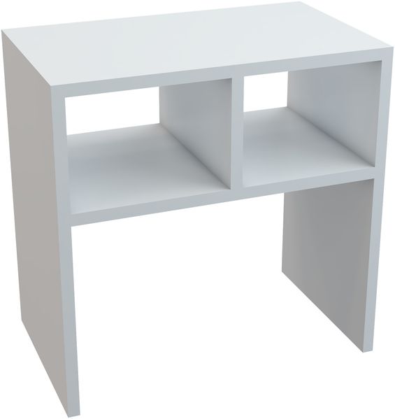 Beistelltisch Ravnsborg 50x50x30 cm Weiß [en. casa] Bild 2