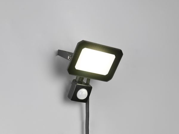 LED Flutlichtstrahler FUNCHAL 20W mit Bewegungsmelder, IP44, Breite 12cm