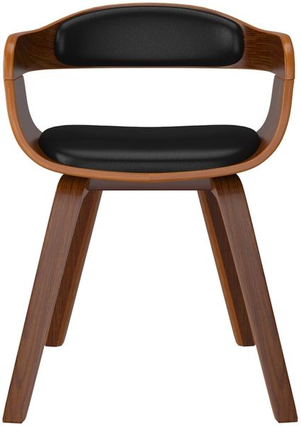 vidaXL Esszimmerstühle 4 Stk. Schwarz Bugholz und Kunstleder [3092383] Bild 4
