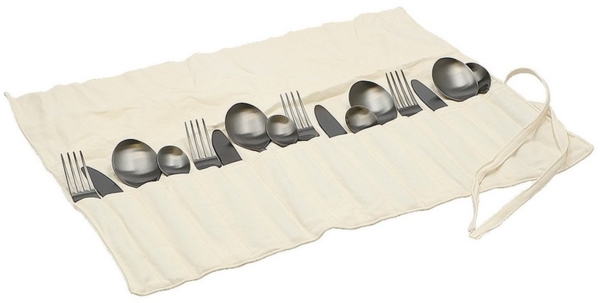 Travellife Besteck-Set Reise Besteckset Altea Camping Besteck, 100% Edelstahl, Essbesteck Edelstahl 16 teilig