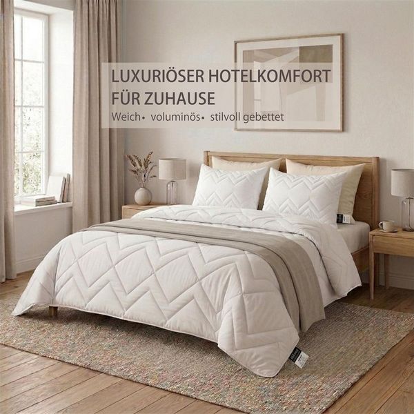 SEI Design Microfaserkissen Mikrofaser 50x70 - NORDIC Collection, Füllung: Polyester, Bezug: Mikrofaser, Seitenschläfer, Rückenschläfer, Bauchschläfer, 90°C waschbar