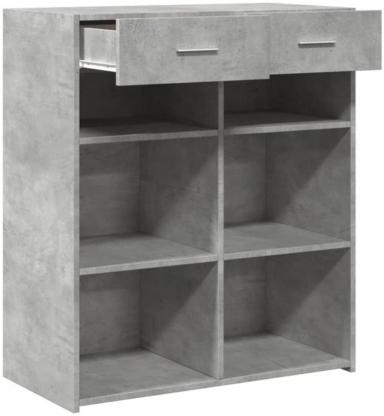 vidaXL Sideboard Betongrau 80x42,5x93 cm Holzwerkstoff 3281479 Bild 7