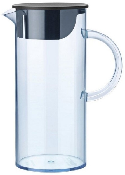 Stelton EM Kanne mit Deckel 1,5 L. - blau, Designer Karaffe, 1,5L. Ø 10,5cm Höhe 23,3cm, 1310