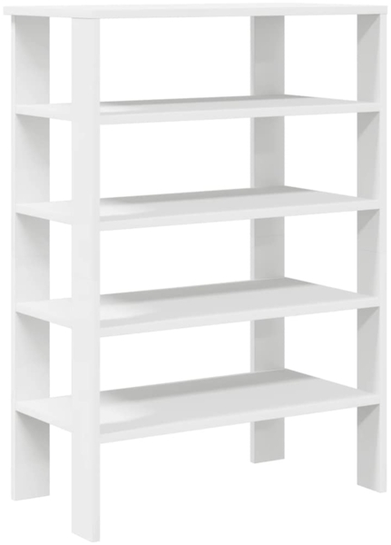 vidaXL Schuhregal Weiß 61x32x87,5 cm Holzwerkstoff 859851