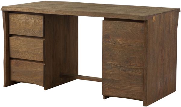 Schreibtisch Mango 150x75x78 braun geölt / sandgestrahlt PURE MANGO #110