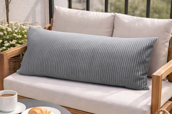Amilian Dekokissen 40x80 cm mit Füllung - Sofakissen, Zierkissen - Couchkissen, 1 Stück - weich, formstabil, pflegeleicht und waschbar