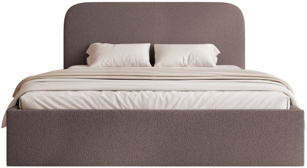 Selsey 'Sonvivo' Polsterbett mit Bettkasten, Bouclé, braun, 160x200 Bild 6