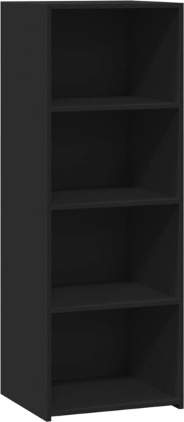 vidaXL Highboard Schwarz 45x41x124 cm Holzwerkstoff 846391