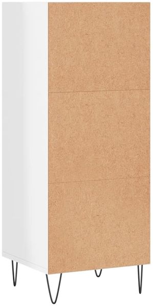 vidaXL Sideboard Hochglanz-Weiß 34,5x32,5x90 cm Holzwerkstoff 828726 Bild 6