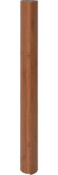 vidaXL Teppich Rechteckig Braun 70x200 cm Bambus 376746 Bild 3