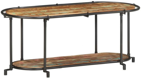 vidaXL TV-Regal 100x42x40 cm Altholz Massiv 4013490