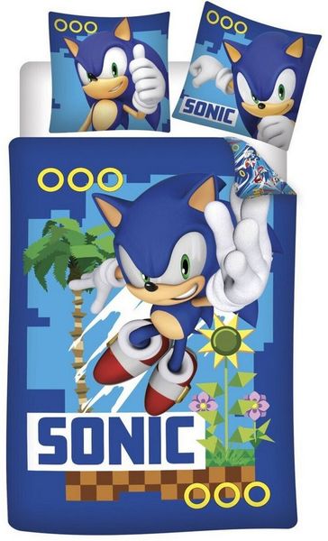 Sonic Kinderbettwäsche Sonic the Hedgehog Turbo Kinderbettwäsche 100x135 cm