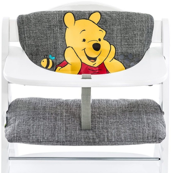 Hauck 'Deluxe' Sitzkissen für Hochstühle Alpha+ grau, Winnie the Pooh