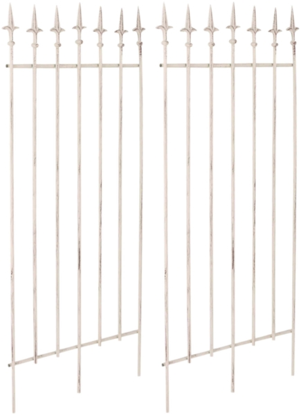 CLP 2er Set Rankgitter Elisa,antik-creme