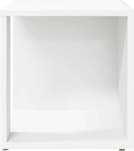 Beistelltisch | Couchtisch Weiß 33x33x34,5 cm Holzwerkstoff Bild 4