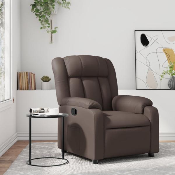 vidaXL Relaxsessel Braun Kunstleder 373562