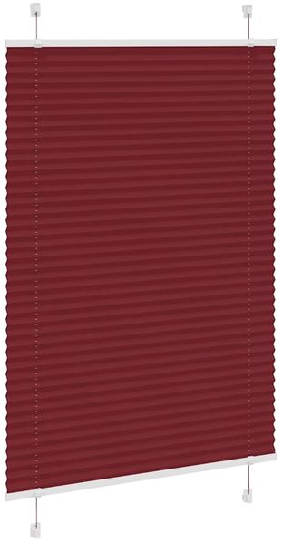 vidaXL Plissee Bordeauxrot 85x100 cm Stoffbreite 84,4 cm Polyester 4015225 Bild 3