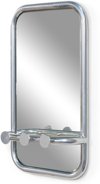 Spinder Retro Spiegel Stahl 70er Jahre Stil Groovy Chrome