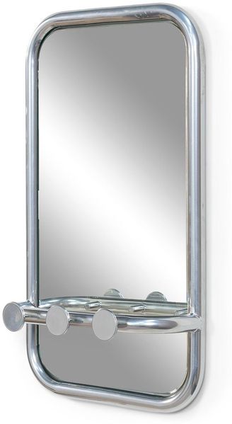 Spinder Retro Spiegel Stahl 70er Jahre Stil Groovy Chrome