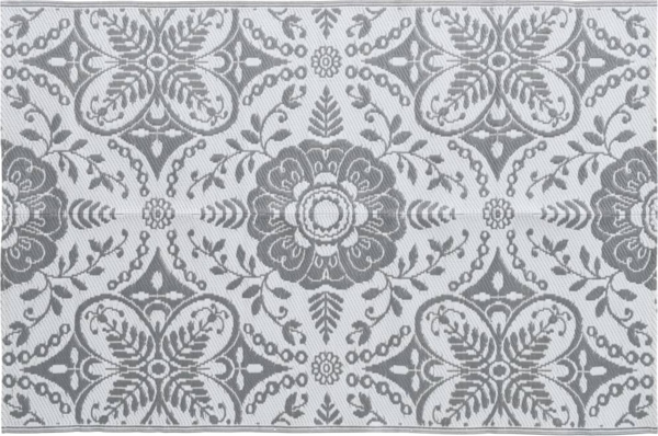 vidaXL Outdoor-Teppich ARAKIL Hellgrau 190x290 cm PP 310451