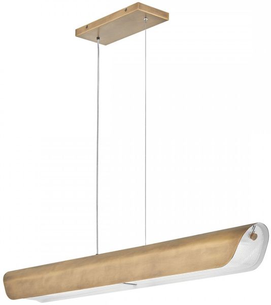 Hinkley Arco Linear LED-Pendelleuchte Messing Bild 7
