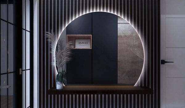 Tulup LED-Lichtspiegel LED-Wandspiegel für Wohnzimmer und Schlafzimmer (Kaltweiß 6500K)