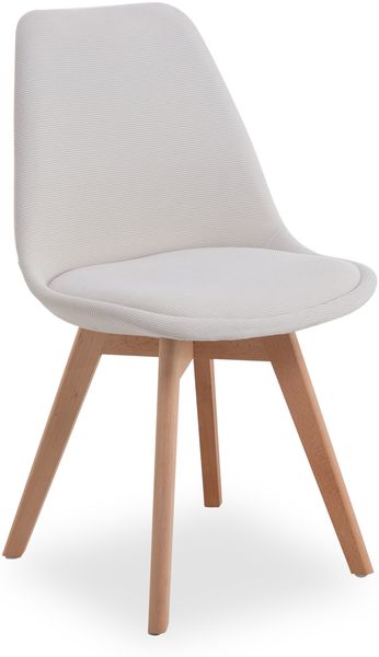 casa NOVA Polsterstuhl IRUKA BHT 55x50x84 cm weiß Esszimmerstuhl Freischwinger Schwingstuhl