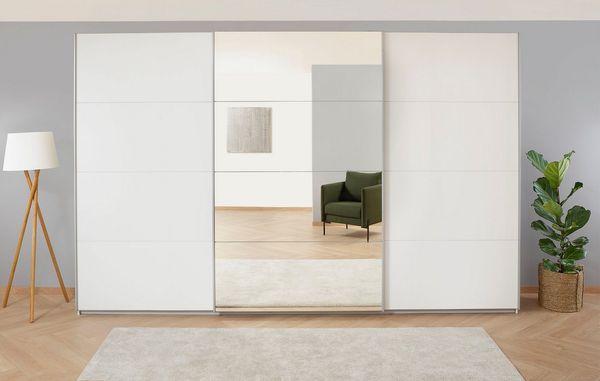 OTTO home Kleiderschrank Mehrzweckschrank Aktenschrank Möbel Mietswohnung Schlafzimmer KOLUNA (3 Ausstattungen BASIC/CLASSIC/PREMIUM (inkl. SOFT-CLOSE-FUNKTION) Breiten 203/271/315/360 cm Höhen 210/229 mit Spiegel MADE IN GERMANY